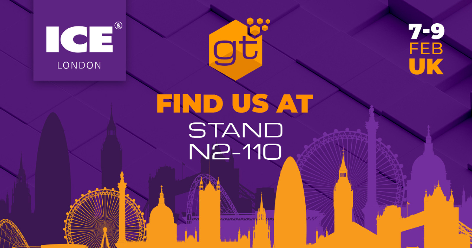 Come meet us at ICE 2023, London
