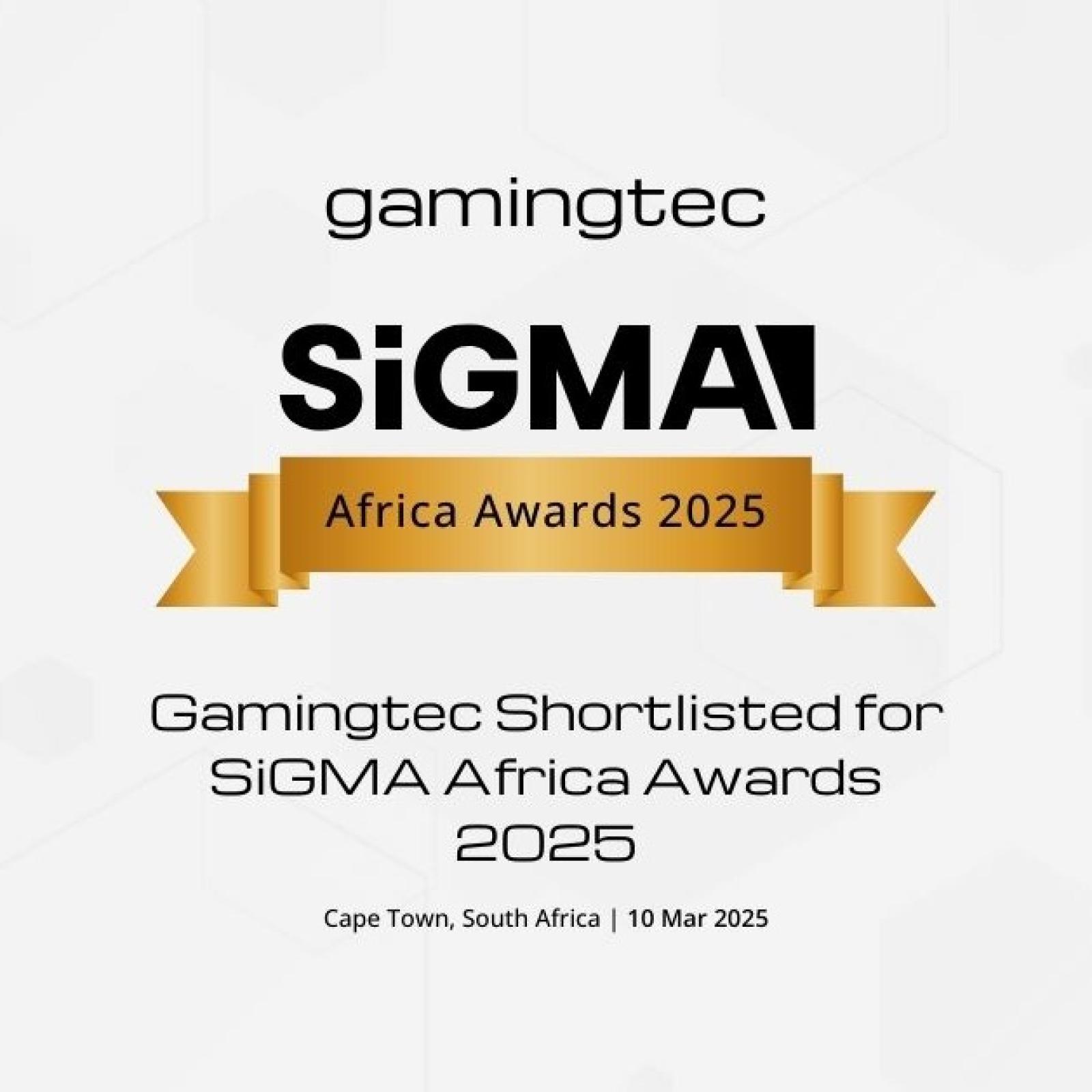 Gamingtec Nominated for SiGMA Africa Awards 2025