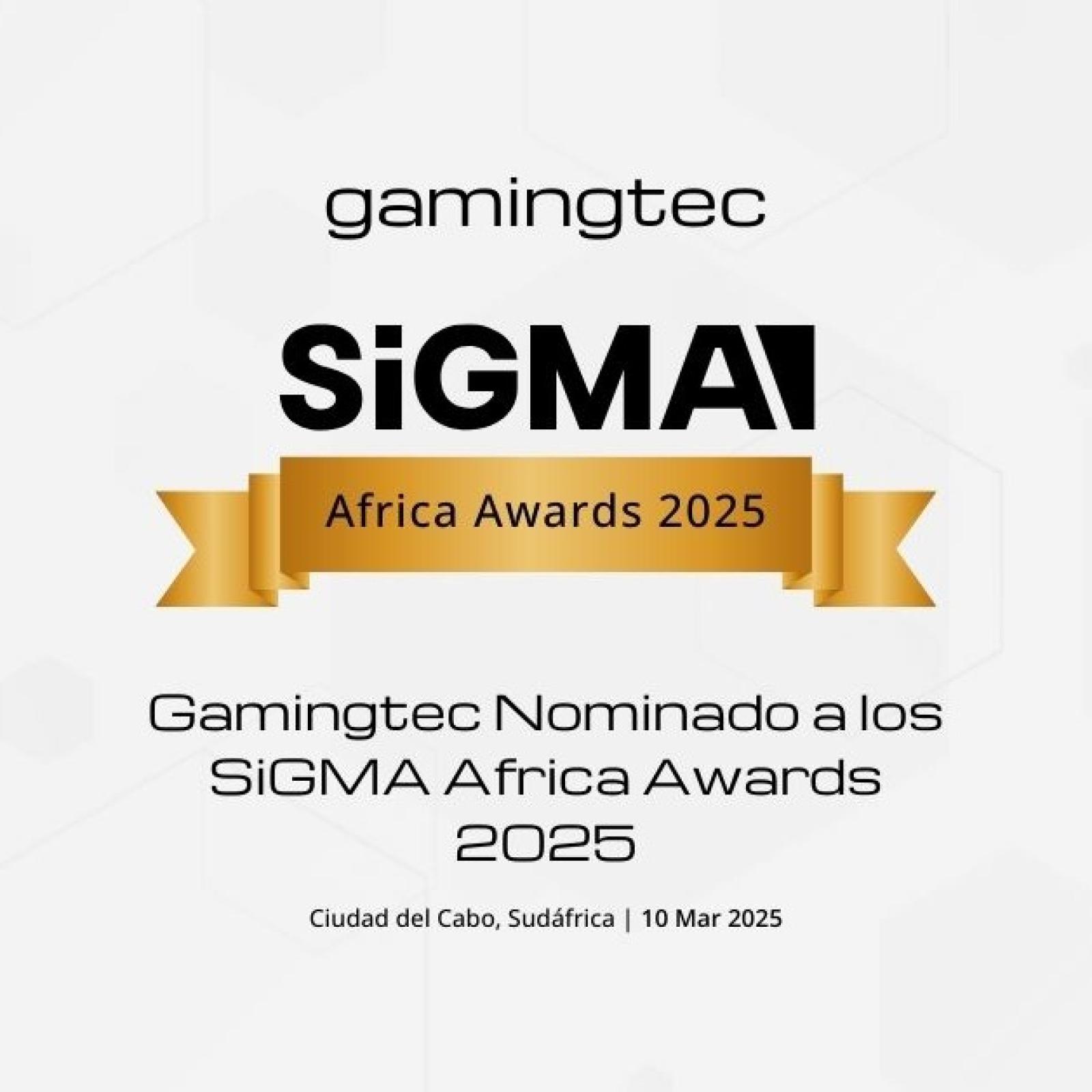 Gamingtec es Finalista en los SiGMA Awards 2025